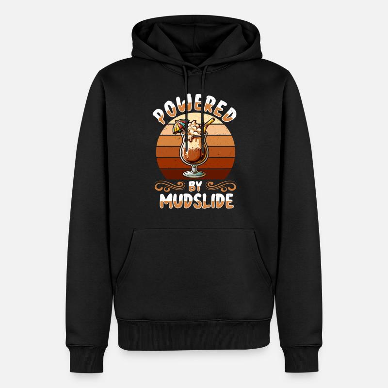 Mudslide Cocktail - Männer Premium Bio Hoodie - Schwarz