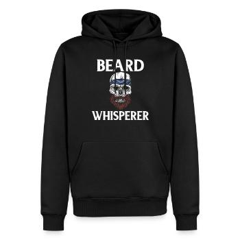 Giftidea Beard Men - Männer Premium Bio Hoodie - Schwarz - Vorne - Nico (187cm)