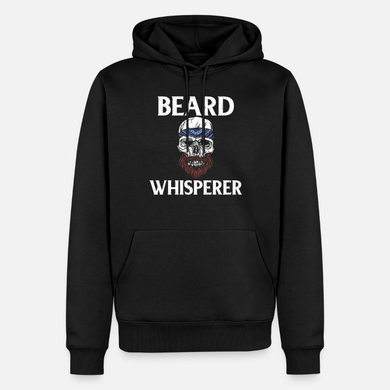 Giftidea Beard Men - Männer Premium Bio Hoodie - Schwarz