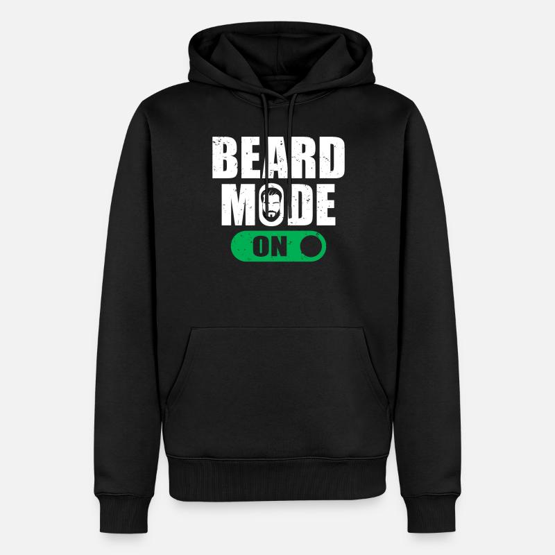 Giftidea Beard Men - Männer Premium Bio Hoodie - Schwarz