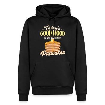 Pancake Lover Kids Today's Good - Männer Premium Bio Hoodie - Schwarz - Vorne - Nico (187cm)