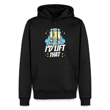 Claw Game Funny Claw Machine - Men’s Premium Organic Hoodie - black - Front - Nico (187cm)