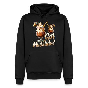 Cocktail de coulée de boue - Sweat à capuche Premium bio Homme - noir - Devant - Nico (187cm)