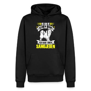 Samojede ist nicht nur ein Hund Schlittenhund - Männer Premium Bio Hoodie - Schwarz - Vorne - Nico (187cm)