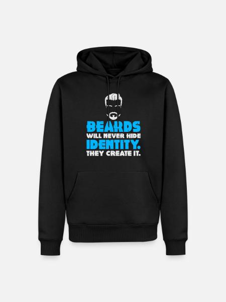 Giftidea Beard Men - Männer Premium Bio Hoodie - Schwarz