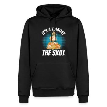 Claw Game Funny Claw Machine - Men’s Premium Organic Hoodie - black - Front - Nico (187cm)