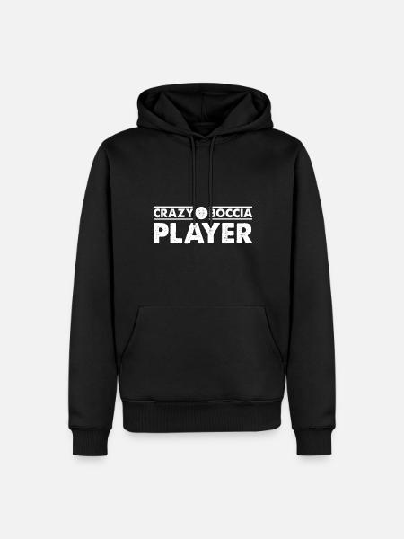 Crazy Boccia Player - Men’s Premium Organic Hoodie - black