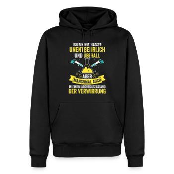 Chemiker Wissenschaft Physik Chemie - Männer Premium Bio Hoodie - Schwarz - Vorne - Nico (187cm)