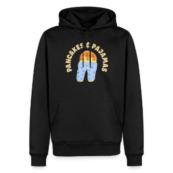 Pancake Lover Kids Pancakes & - Männer Premium Bio Hoodie - Schwarz - Vorne - Nico (187cm)