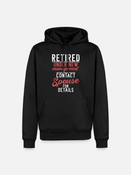 Retirement Gifts - Men’s Premium Organic Hoodie - black