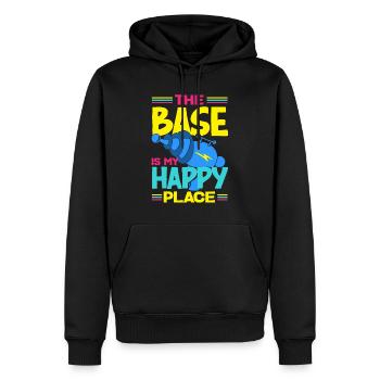 Indoor-laser-tag-party-outfit lasertag - Männer Premium Bio Hoodie - Schwarz - Vorne - Nico (187cm)