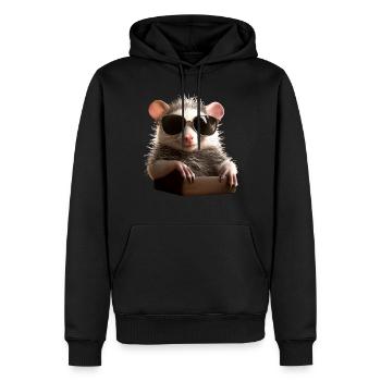 Opossum Beutelratte Didelphis Süße Opossums Possum - Männer Premium Bio Hoodie - Schwarz - Vorne - Nico (187cm)