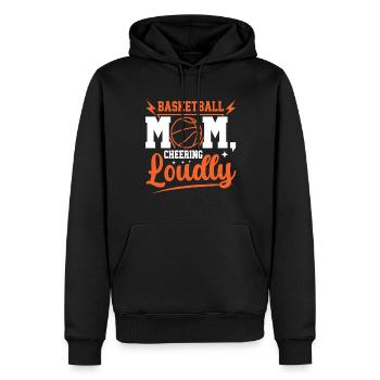 Basketball Mom Basketball Mama Süße Mutter - Männer Premium Bio Hoodie - Schwarz - Vorne - Nico (187cm)