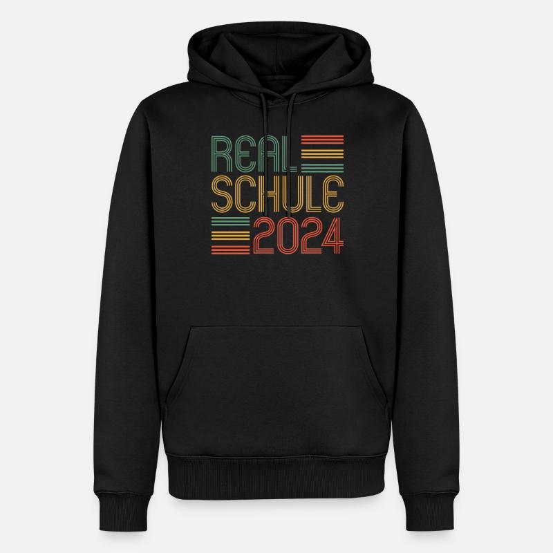 Lycée Jeunes Filles Lycée 2024 - Sweat à capuche Premium bio Homme - noir