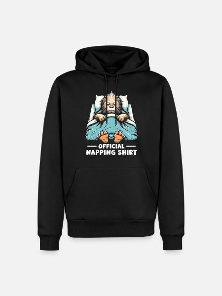 Official Napping Shirt - Men’s Premium Organic Hoodie - black