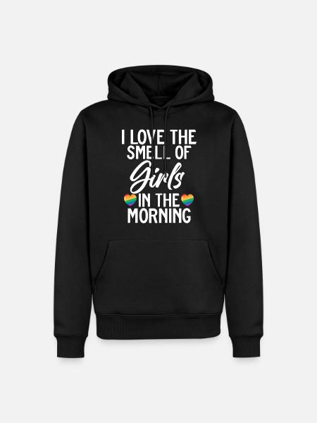 Lesbian Gifts - Men’s Premium Organic Hoodie - black