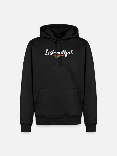 Lesbian Gifts - Männer Premium Bio Hoodie - Schwarz