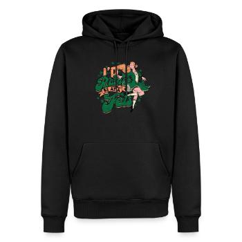 Danse irlandaise, je préférerais être à un Feis - Sweat à capuche Premium bio Homme - noir - Devant - Nico (187cm)