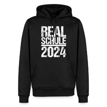 Secondary School Young Girls Secondary School 2024 - Men’s Premium Organic Hoodie - black - Front - Nico (187cm)