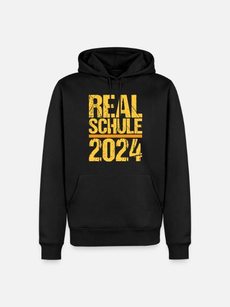 Realschule Junge Mädchen Realschule 2024 - Männer Premium Bio Hoodie - Schwarz