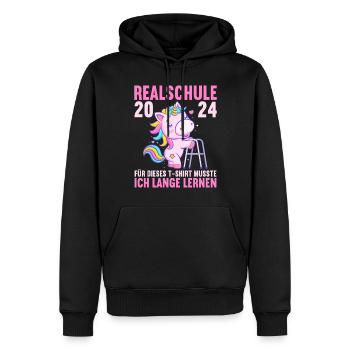 Secondary School Young Girls Secondary School 2024 - Men’s Premium Organic Hoodie - black - Front - Nico (187cm)