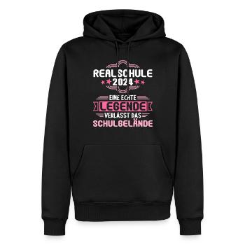 Secondary School Young Girls Secondary School 2024 - Men’s Premium Organic Hoodie - black - Front - Nico (187cm)