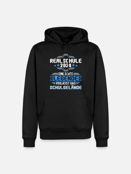Lycée Jeunes Filles Lycée 2024 - Sweat à capuche Premium bio Homme - noir