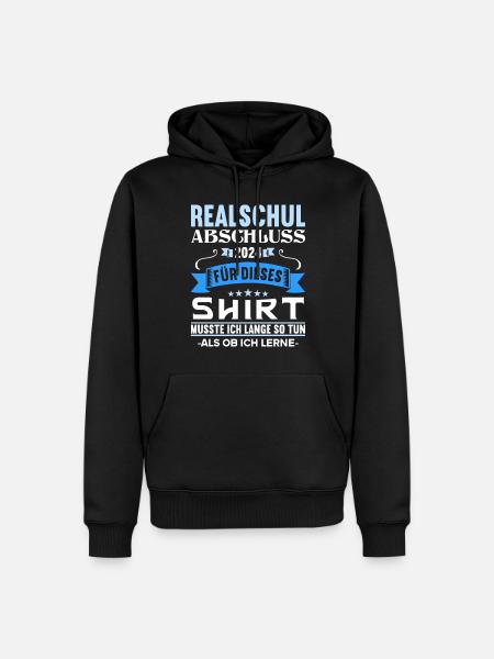 Realschule Junge Mädchen Realschule 2024 - Männer Premium Bio Hoodie - Schwarz