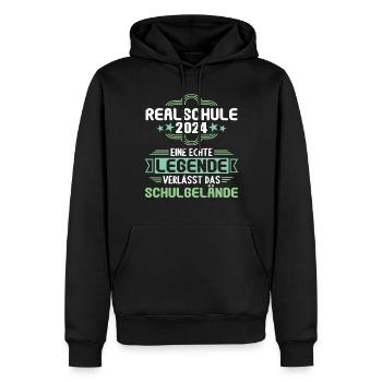 Secondary School Young Girls Secondary School 2024 - Men’s Premium Organic Hoodie - black - Front - Nico (187cm)
