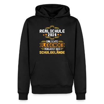 Secondary School Young Girls Secondary School 2024 - Men’s Premium Organic Hoodie - black - Front - Nico (187cm)