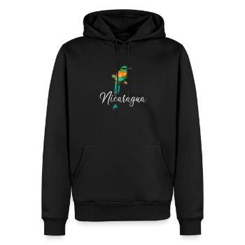 Nicaragua Guardabarranco, Nicaragua - Männer Premium Bio Hoodie - Schwarz - Vorne - Nico (187cm)