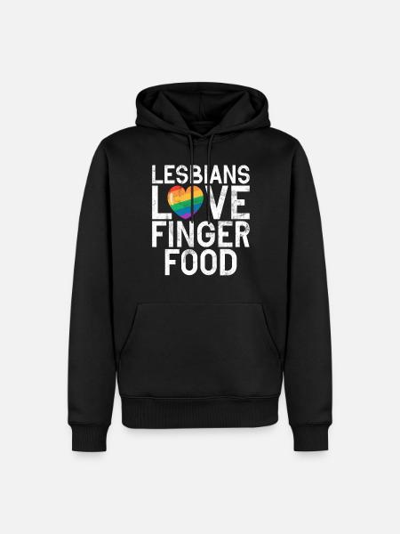 Lesbian Gifts - Männer Premium Bio Hoodie - Schwarz