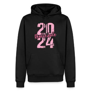 Secondary School Young Girls Secondary School 2024 - Men’s Premium Organic Hoodie - black - Front - Nico (187cm)