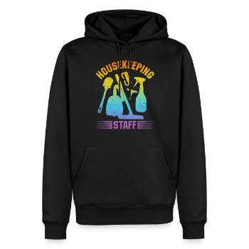 Housekeeping Staff Housekeeper House Cleaning - Männer Premium Bio Hoodie - Schwarz - Vorne - Nico (187cm)