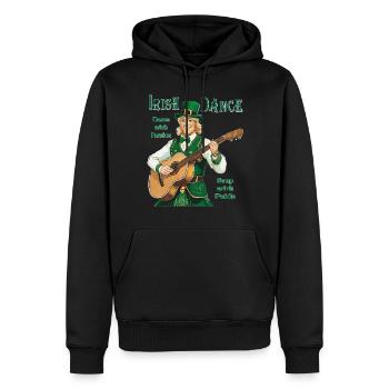 IRISH DANCE - Men’s Premium Organic Hoodie - black - Front - Nico (187cm)