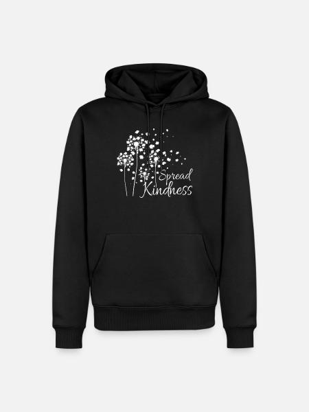 Spread Kindness - Men’s Premium Organic Hoodie - black