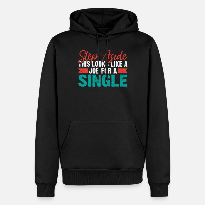 Cadeau unique - Sweat à capuche Premium bio Homme - noir