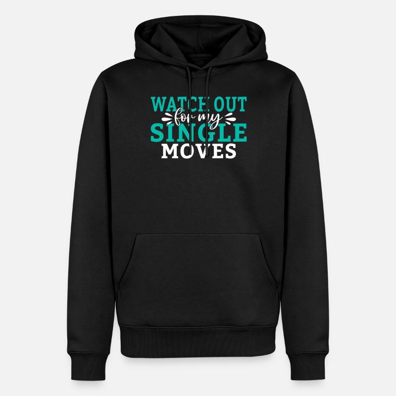 Cadeau unique - Sweat à capuche Premium bio Homme - noir