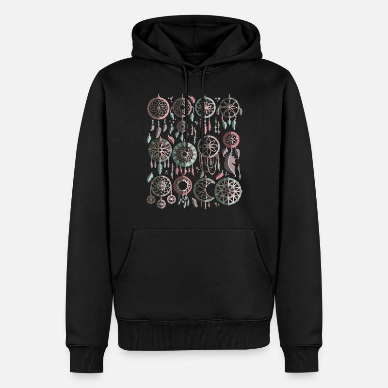 Traumfänger - Männer Premium Bio Hoodie - Schwarz