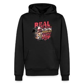 Détecteur de pêche à la terre Chasseur de trésors - Sweat à capuche Premium bio Homme - noir - Devant - Nico (187cm)