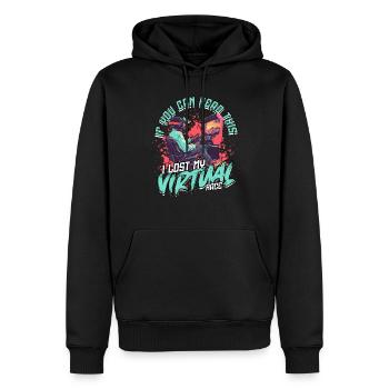 Sim Racing Simulator Esports Sim Race - Männer Premium Bio Hoodie - Schwarz - Vorne - Nico (187cm)