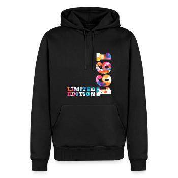 Colorful Birthday Limited Edition 1991 - Men’s Premium Organic Hoodie - black - Front - Nico (187cm)