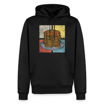 Pancake Lover Kids Retro Vintage - Männer Premium Bio Hoodie - Schwarz - Vorne - Nico (187cm)