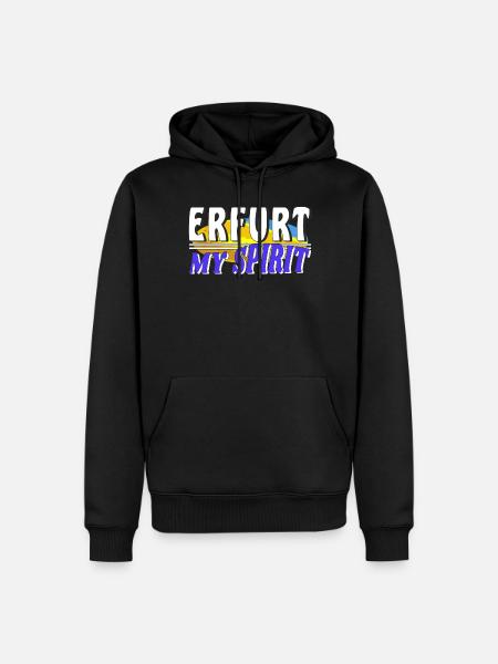 ERFURT MON - Sweat à capuche Premium bio Homme - noir
