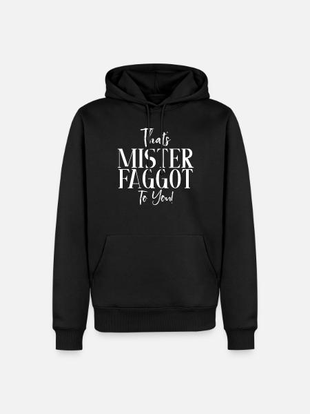 Cadeaux gays - Sweat à capuche Premium bio Homme - noir