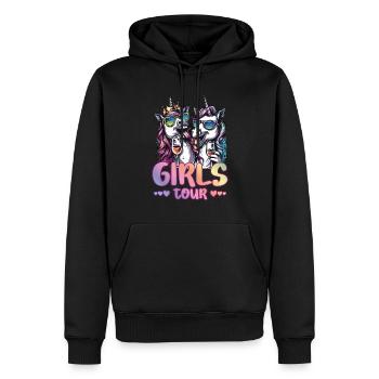 Girls Tour Girls Holiday Girls Night Out - Sweat à capuche Premium bio Homme - noir - Devant - Nico (187cm)
