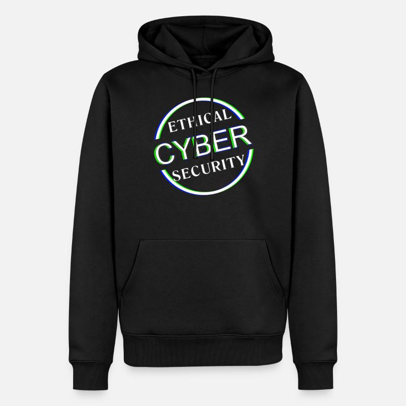 Ethical Cyber Security - Männer Premium Bio Hoodie - Schwarz