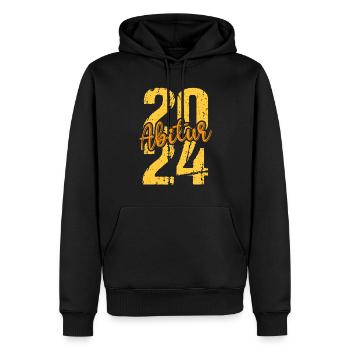 Abitur Junge Mädchen Abi Abitur 2024 - Männer Premium Bio Hoodie - Schwarz - Vorne - Nico (187cm)