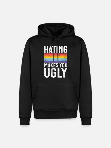 Cadeaux gays - Sweat à capuche Premium bio Homme - noir