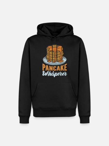 Pancake Lover Kids Pancake - Men’s Premium Organic Hoodie - black